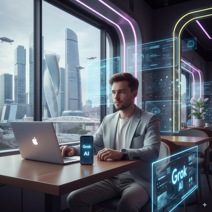 Где щас пользоваться Грок в России